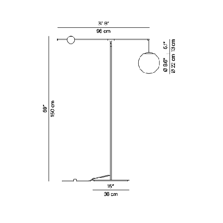 Luceplan Malamata terra