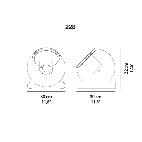 Oluce The Globe 228 tavolo