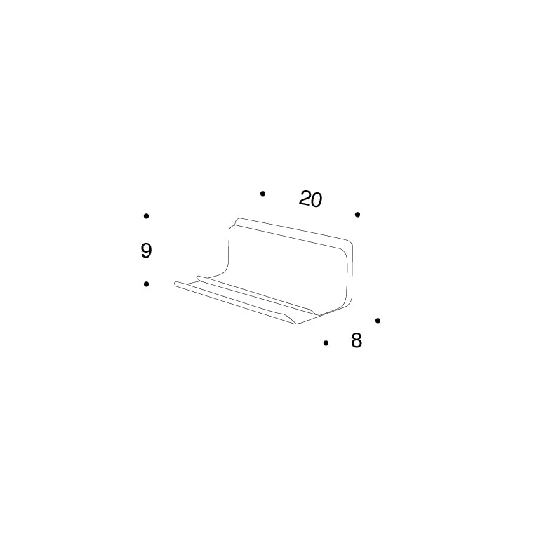 Danese Milano Ventotene Pen holder + Letter holder