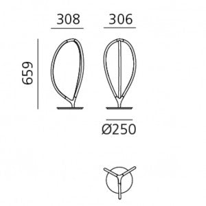 Artemide Arrival table