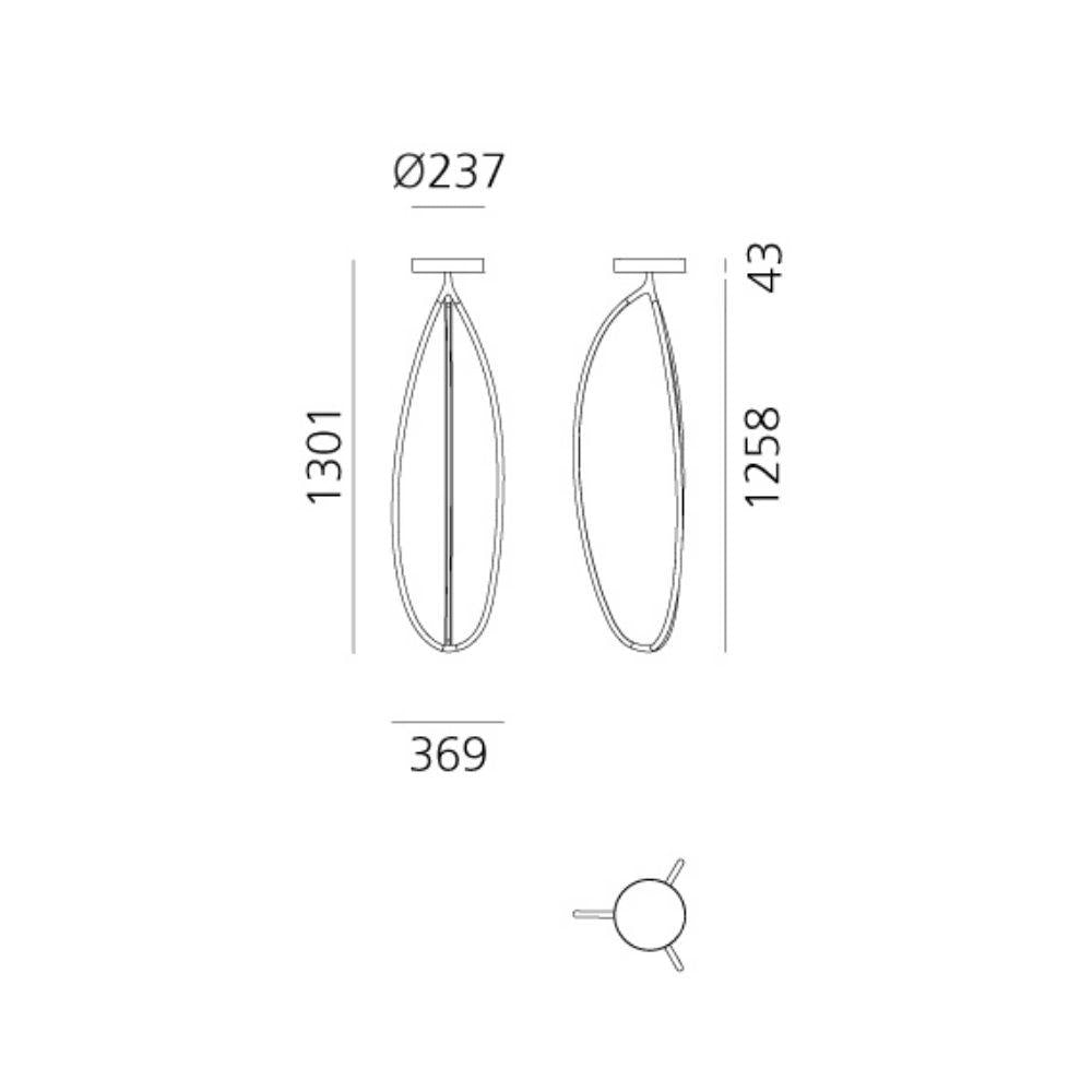 Artemide Arrival 130 ceiling