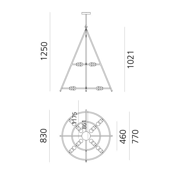 Artemide El Porís 80