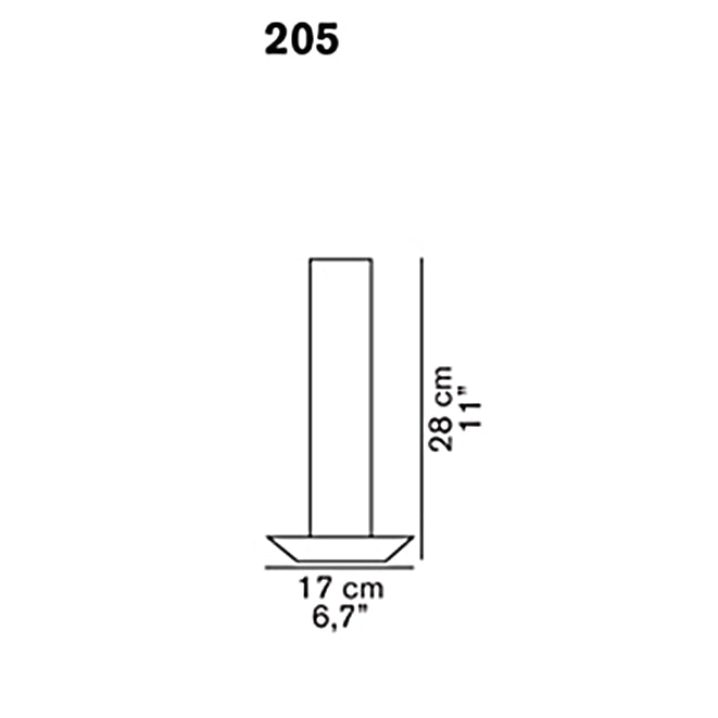 Oluce Cand-led tavolo