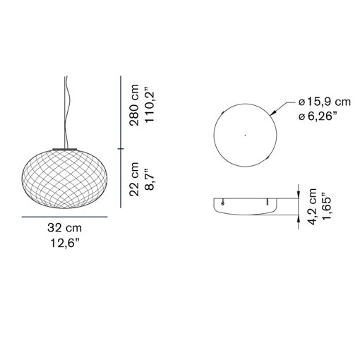 Oluce Recuerdo suspension