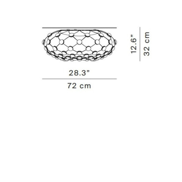 Luceplan Mesh Soffitto