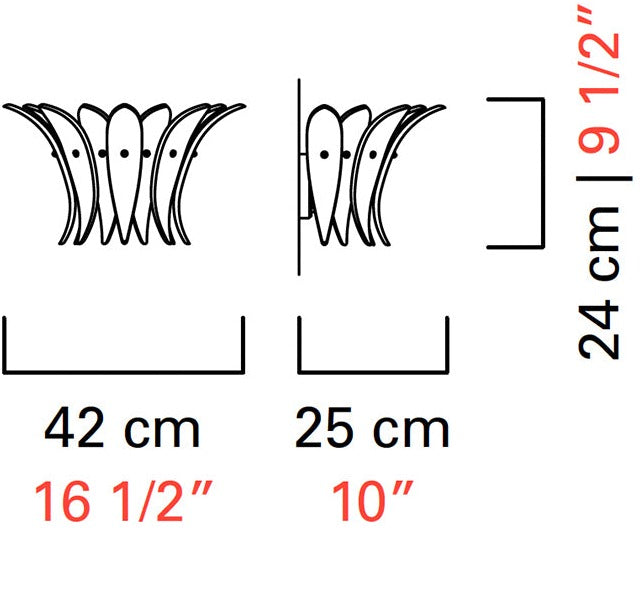 Barovier & Toso Palmette parete