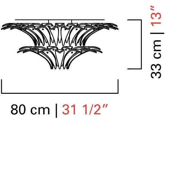 Barovier & Toso Palmette soffitto