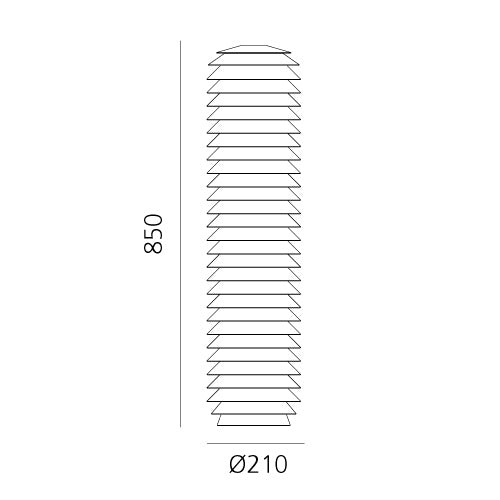 Artemide Slicing - Bollard