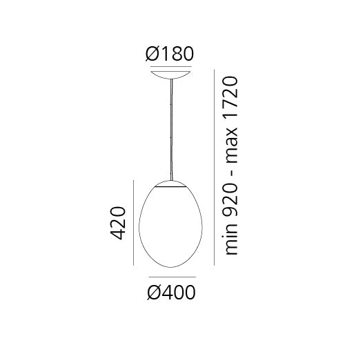 Artemide Stellar Nebula suspension