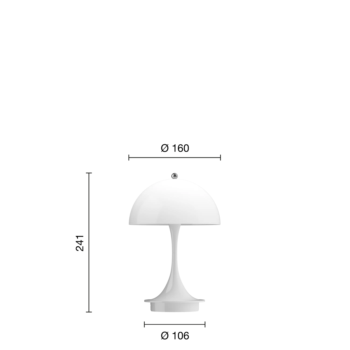 Louis Poulsen Panthella 160 Portable V3