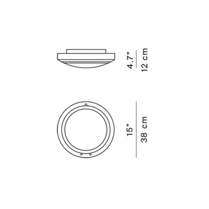 Luceplan Metropoli Outdoor IP65 wall/ceiling