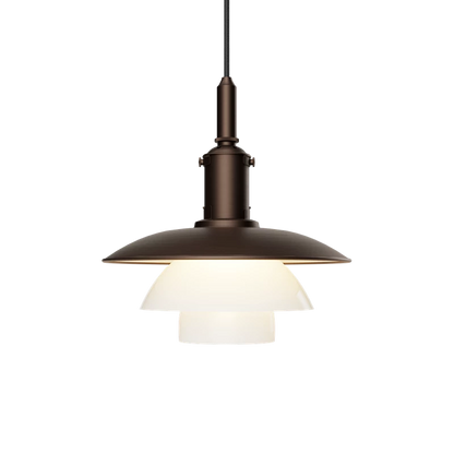 Louis Poulsen PH 3/3 Aged Brass Opal Sospensione