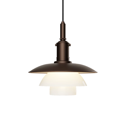 Louis Poulsen PH 3/3 Aged Brass Opal Sospensione