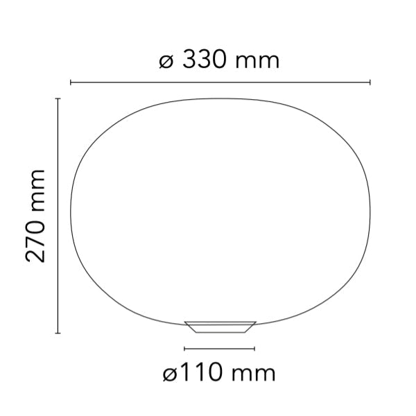 FLOS Glo-Ball Tavolo