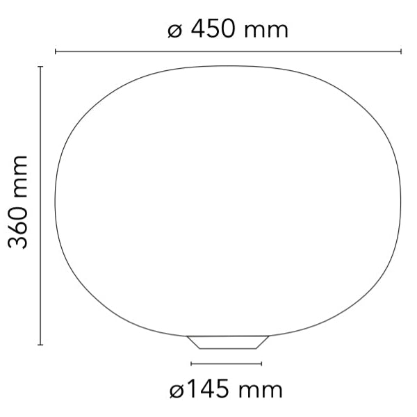 FLOS Glo-Ball Tavolo