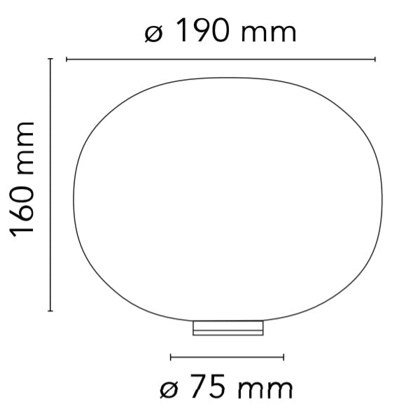 FLOS Glo-Ball Tavolo