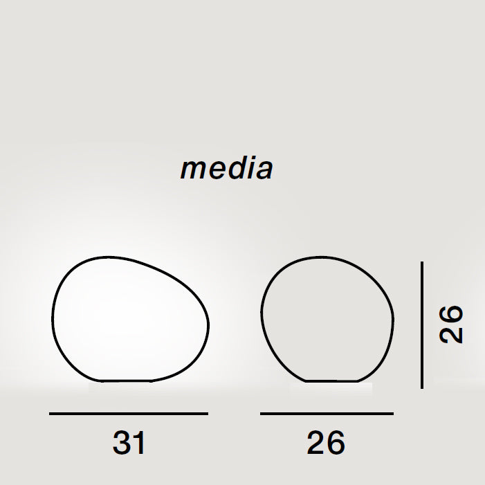 Foscarini Gregg Tavolo Alta ricambio vetro diffusore