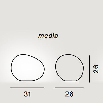 Foscarini Gregg Tavolo Alta ricambio vetro diffusore