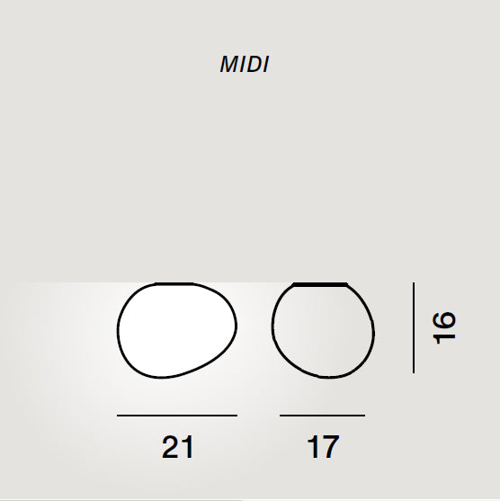 Foscarini Gregg LED sospensione ricambio vetro diffusore