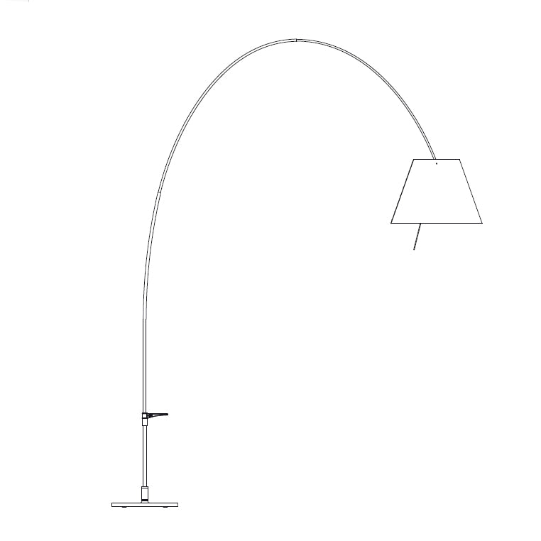 Luceplan Lady Costanza terra / parete ricambio montatura elettrica dimmer completa