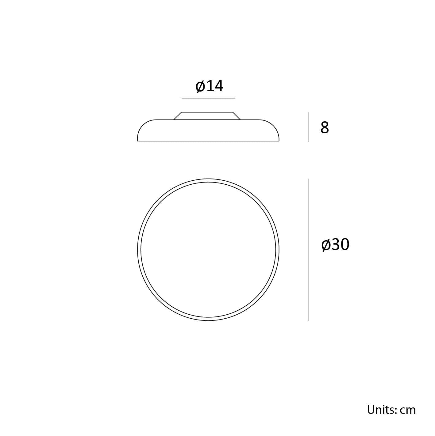 Lumen Center Zero 30 soffitto