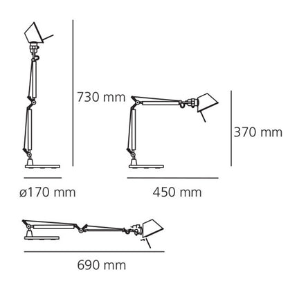 Artemide Tolomeo Micro Special Edition Rame