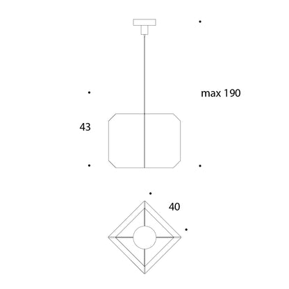 Artemide Danese Bali sospensione