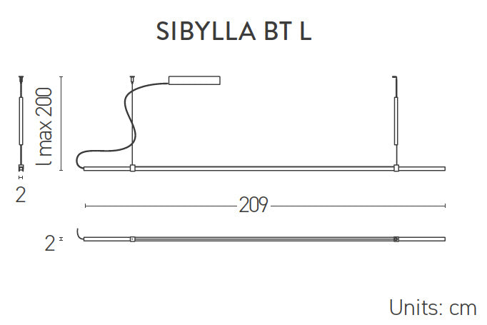 Lumen Center Sybilla suspension