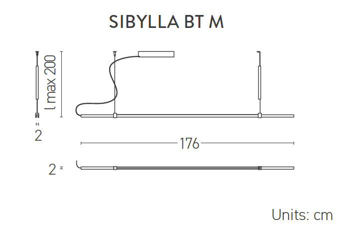 Lumen Center Sybilla suspension