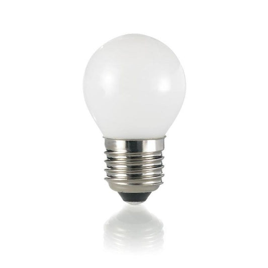 Lampadina sfera LED 6W E27 2700K Opale Vetro