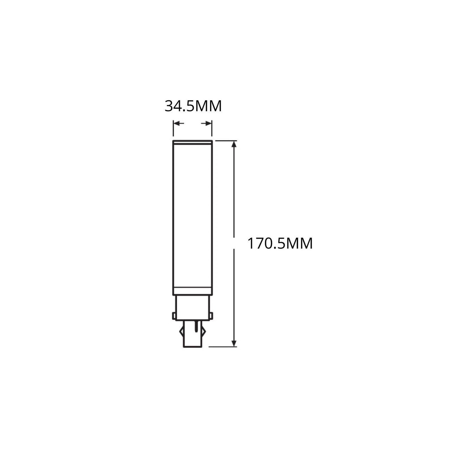 Osram  DULUX-D LED 230v 10w G24d-3