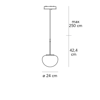 Fontana Arte Thea suspension 