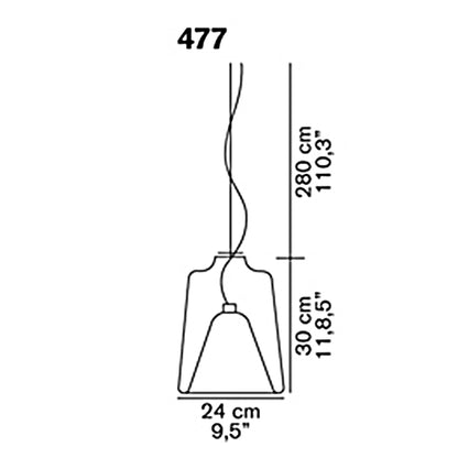 Oluce Lanterna &amp; Lanternina suspension