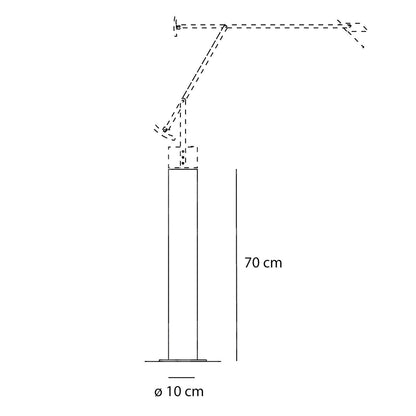 Artemide Supporto da terra per Tizio 35