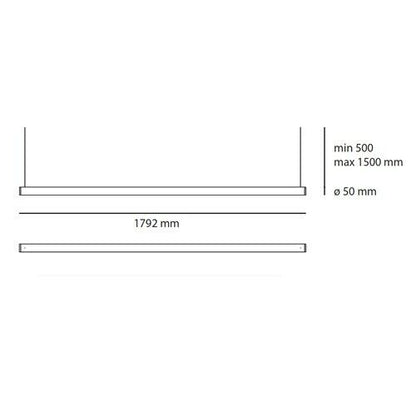 Artemide Alphabet Of Light Linear suspension