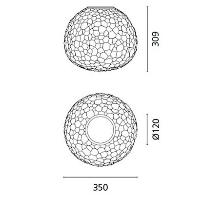 Artemide Meteorite Parete / Soffitto