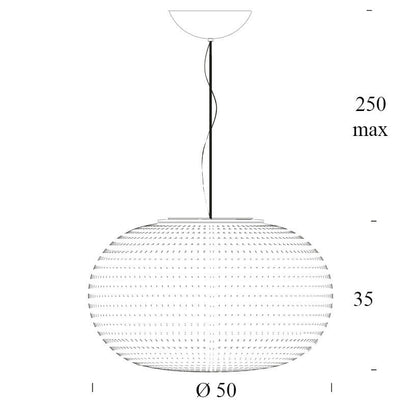 Fontana Arte Bianca suspension