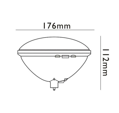 PAR56 LED 23W 3000°K 230V GX16D - Dimmable LED bulb for FLOS TOIO