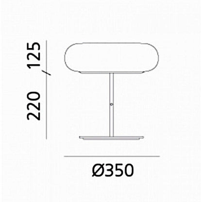 Artemide Danese Itka Table Stem table 