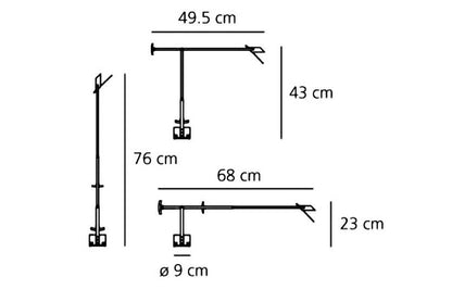 Artemide Tizio Micro tavolo