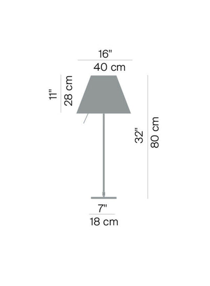 Luceplan Costanza Table Fixed Stem On/Off