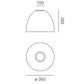 Artemide Nur Mini Gloss LED soffitto