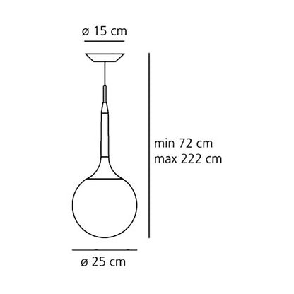 Artemide Castore sospensione