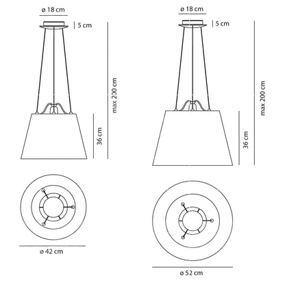 Artemide Tolomeo Mega sospensione