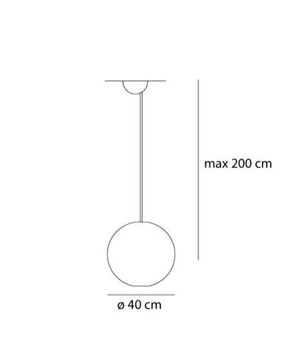 Artemide Aggregato Sfera sospensione