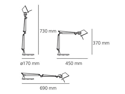 Artemide Tolomeo Micro Table