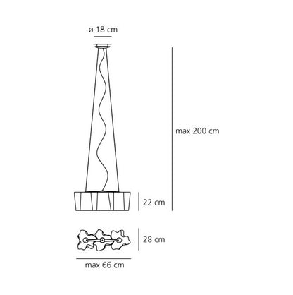 Artemide Logico 3 in linea sospensione