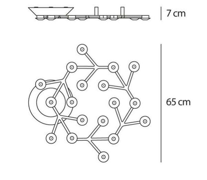 Artemide Led Net Circle ceiling