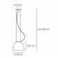 Artemide Nur Mini Gloss LED sospensione
