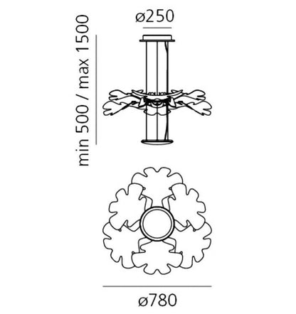 Artemide Chlorophilia suspension